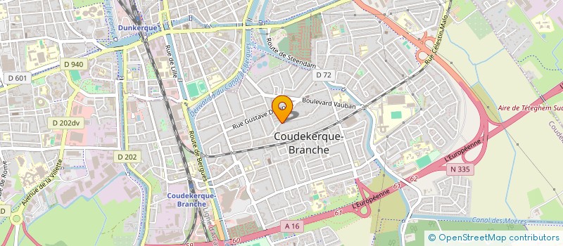 localisation de l'entreprise SCI LES OYATS  COUDEKERQUE-BRANCHE