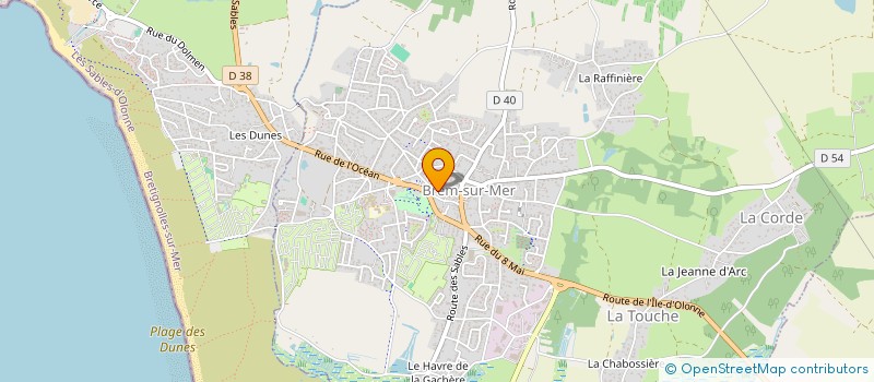 localisation de l'entreprise SCI LES OYATS à BREM-SUR-MER
