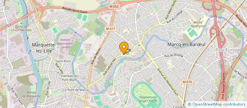 localisation de l'entreprise SCI LES OYATS à MARCQ-EN-BARŒUL