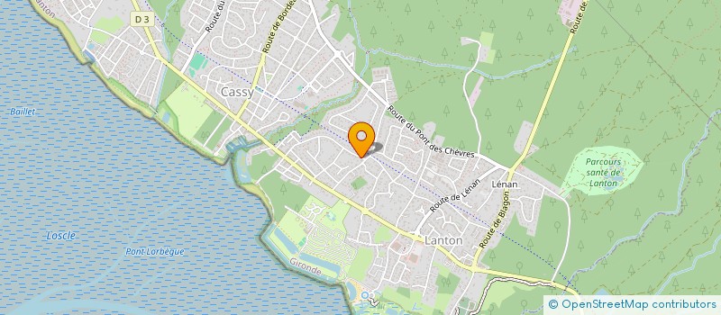 localisation de l'entreprise SCI LES OYATS  LANTON