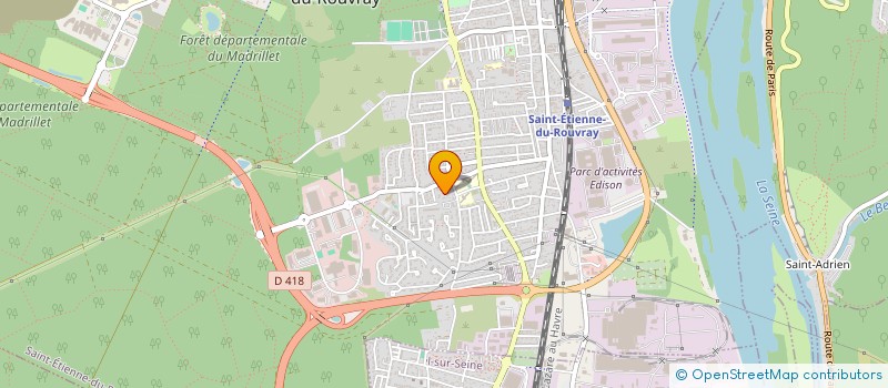 localisation de l'entreprise SCI LES P'TI MALINS  SAINT-ETIENNE-DU-ROUVRAY