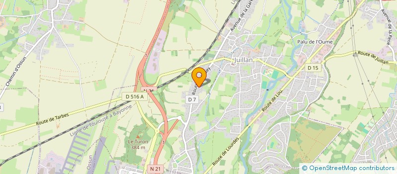 localisation de l'entreprise SCI LES P'TITES MAISONS  JUILLAN