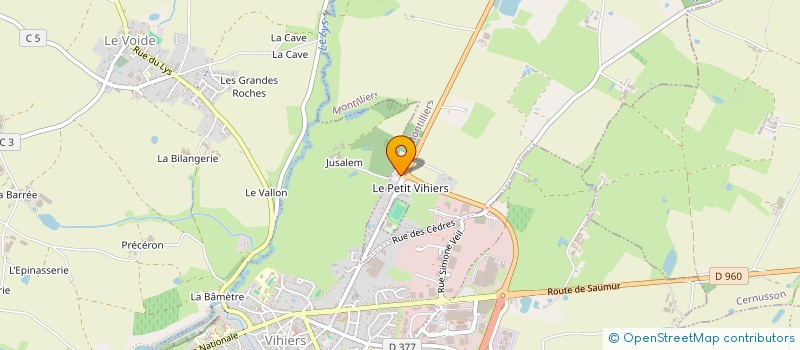 localisation de l'entreprise SCI LES P'TITS BABOUNETS  MONTILLIERS