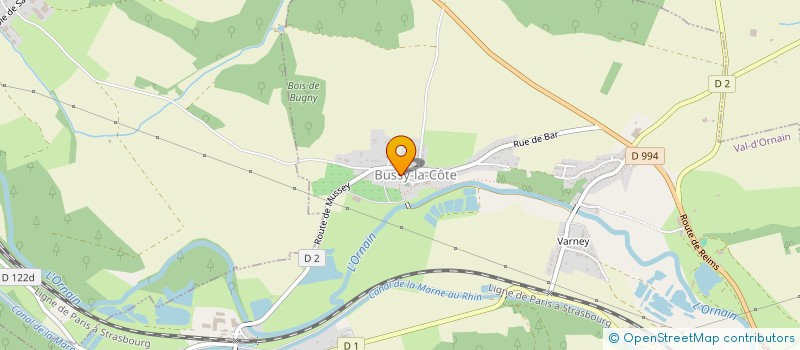 localisation de l'entreprise SCI LES P'TITS LOUPS à VAL-D'ORNAIN