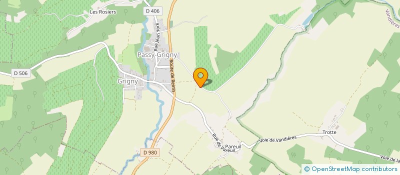 localisation de l'entreprise SCI LES P'TITS POTINS  PASSY-GRIGNY