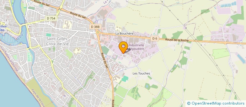localisation de l'entreprise SCI LES P'TITS RATAUD à SAINT-GILLES-CROIX-DE-VIE