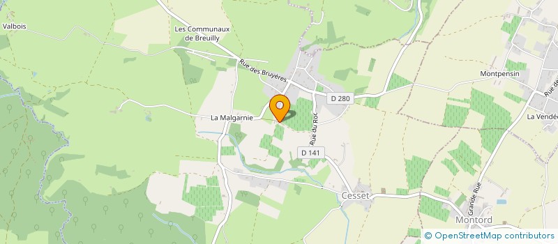 localisation de l'entreprise SCI LES PACAGES  SAINT-BONNET-PRES-RIOM