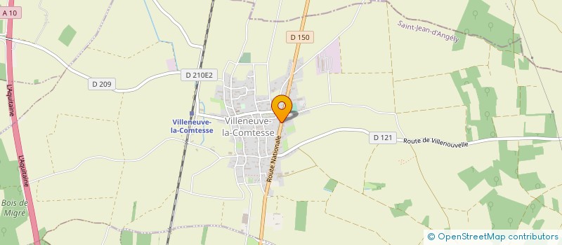 localisation de l'entreprise SCI LES PACHAS  VILLENEUVE-LA-COMTESSE