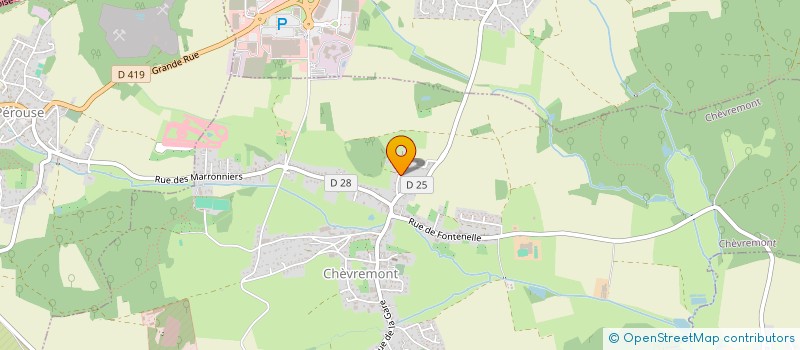 localisation de l'entreprise SCI LES PAGES à CHEVREMONT