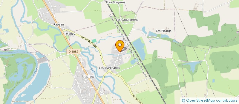 localisation de l'entreprise SCI LES PAGODES  CUZIEU