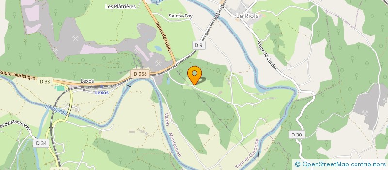 localisation de l'entreprise SCI LES PAILLASSERIES  VAREN