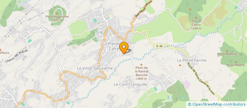 localisation de l'entreprise SCI LES PAILLETTES  LE TAMPON