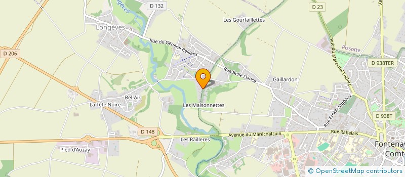 localisation de l'entreprise SCI LES PAILLETTES  LONGEVES