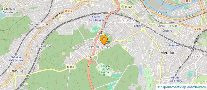 localisation de l'entreprise SCI LES PAINPAINS à SEVRES