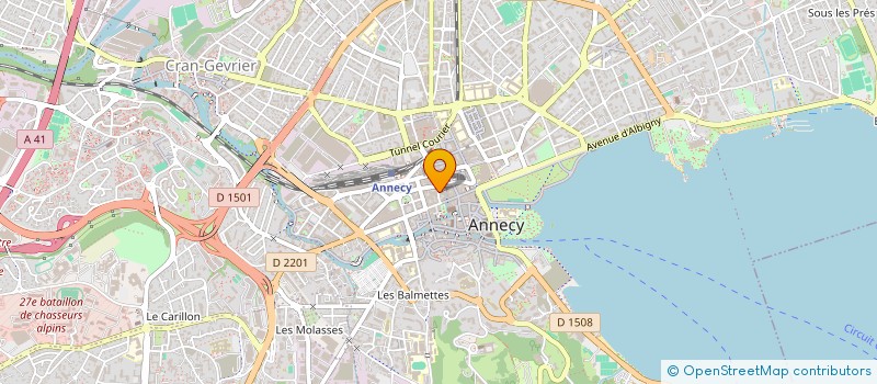 localisation de l'entreprise SCI LES PAIRES à ANNECY
