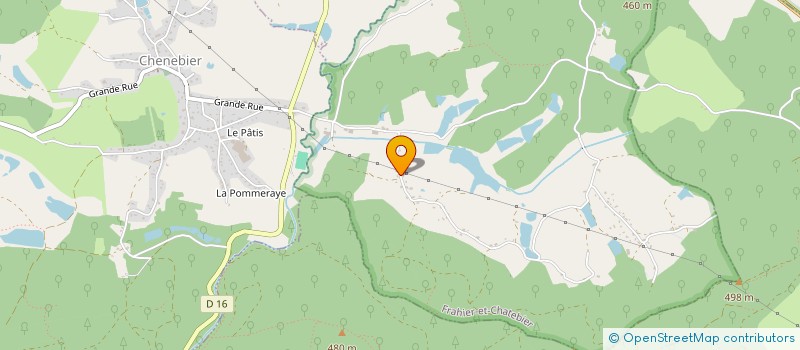 localisation de l'entreprise SCI LES PAKERETTES  CHALONVILLARS