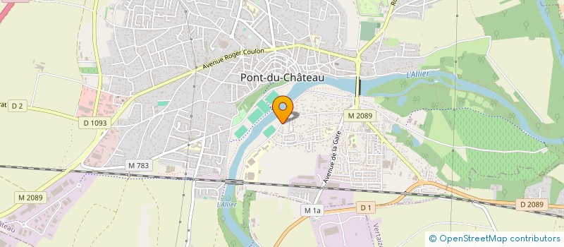 localisation de l'entreprise SCI LES PALISSES 71  PONT-DU-CHATEAU