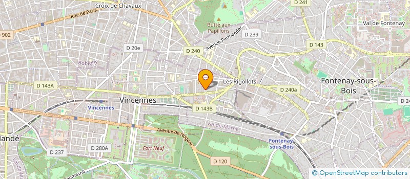 localisation de l'entreprise SCI LES PALMES à VINCENNES