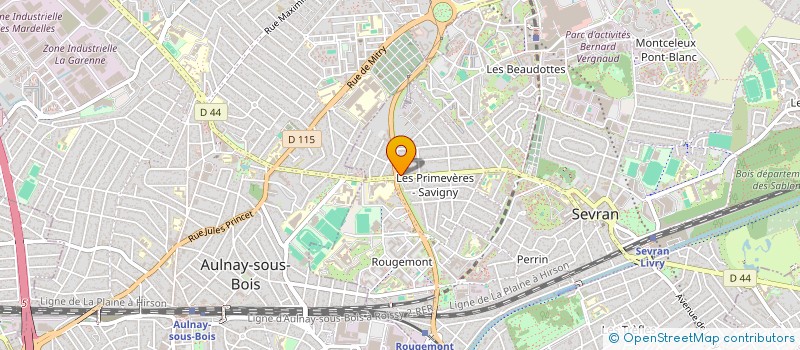 localisation de l'entreprise SCI LES PALMIERS 2 à SEVRAN