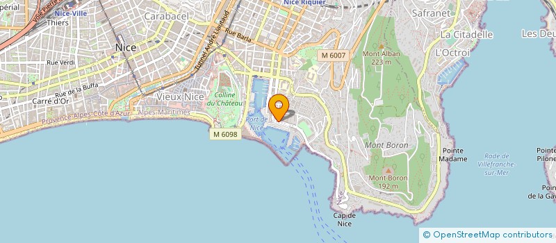 localisation de l'entreprise SCI LES PALMIERS à NICE