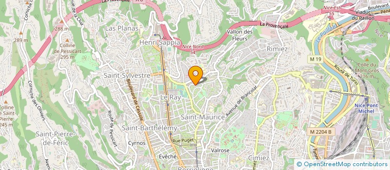 localisation de l'entreprise SCI LES PALMIERS à NICE