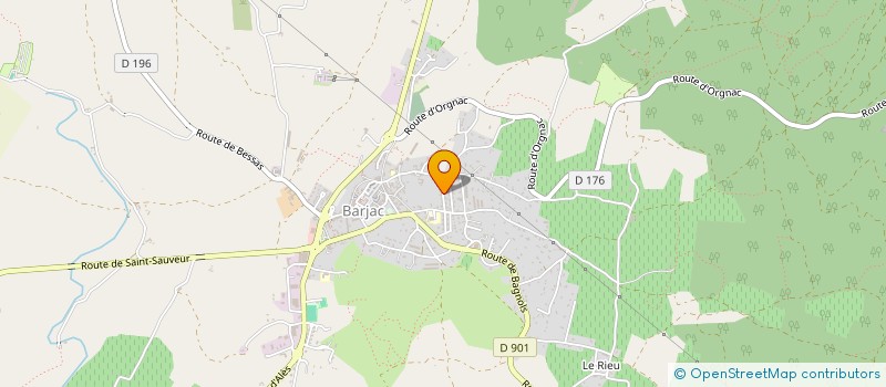 localisation de l'entreprise SCI LES PALMIERS à BARJAC