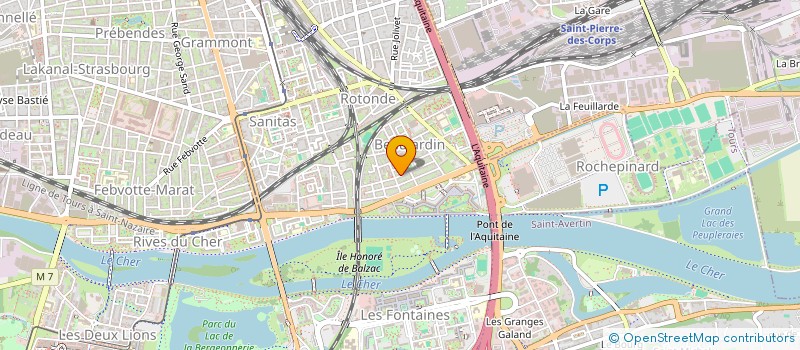 localisation de l'entreprise SCI LES PALMIERS  TOURS