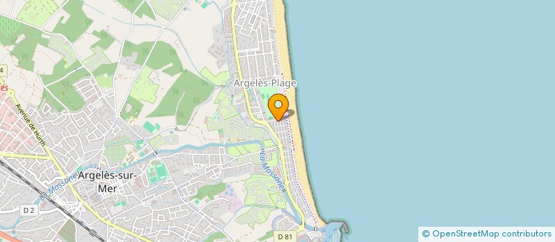 localisation de l'entreprise SCI LES PALMIERS  ARGELES-SUR-MER