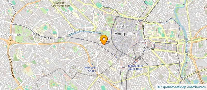localisation de l'entreprise SCI LES PALMIERS à MONTPELLIER