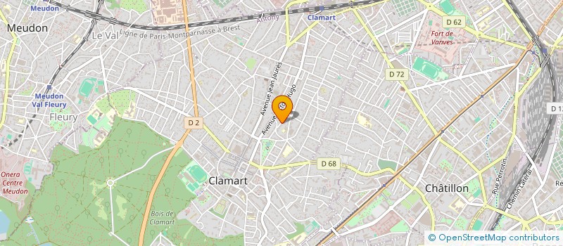 localisation de l'entreprise SCI LES PALMIERS à CLAMART