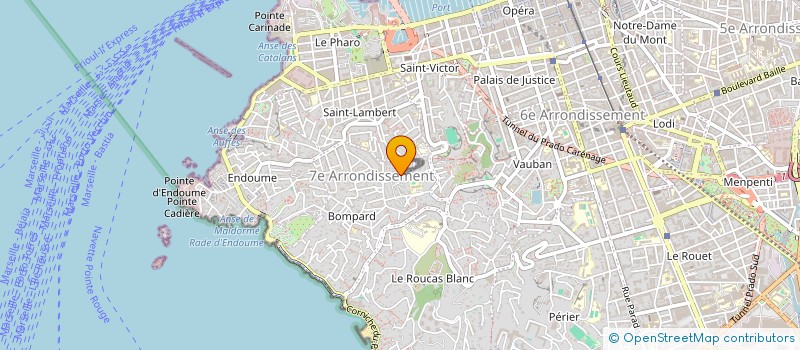 localisation de l'entreprise SCI LES PALMIERS à MARSEILLE