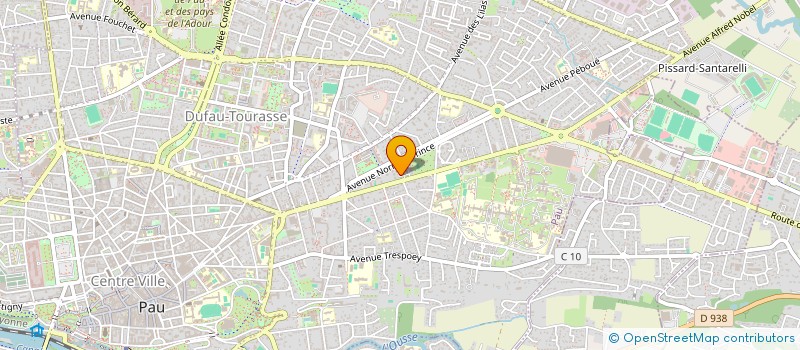 localisation de l'entreprise SCI LES PALMIERS à PAU