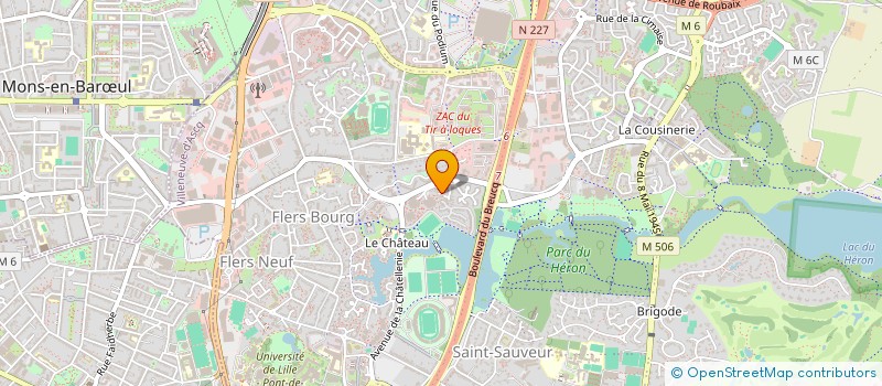 localisation de l'entreprise SCI LES PALMIERS à VILLENEUVE-D'ASCQ