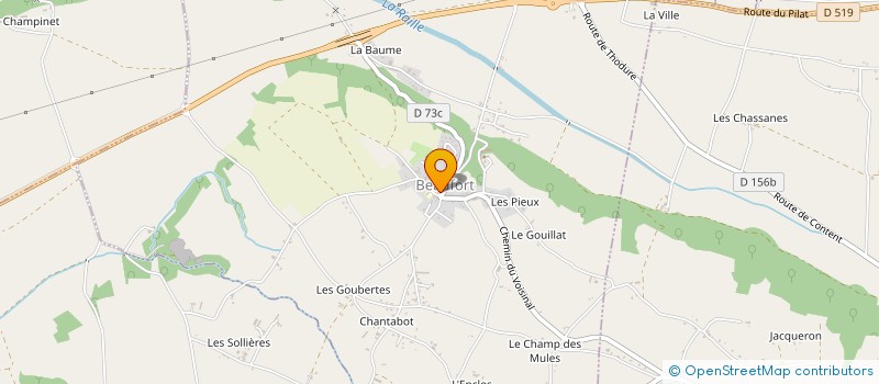 localisation de l'entreprise SCI LES PALMIERS  JARCIEU