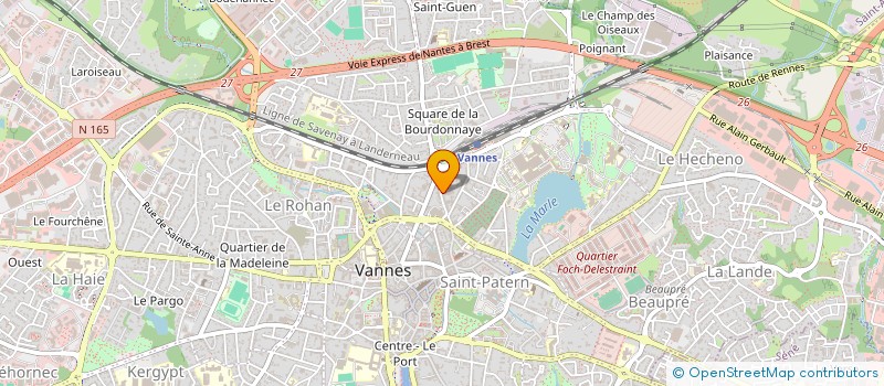 localisation de l'entreprise SCI LES PALMIERS à VANNES