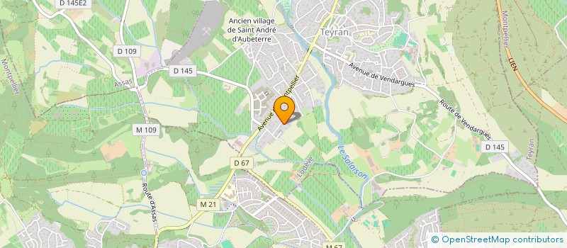 localisation de l'entreprise SCI LES PALMIERS  TEYRAN