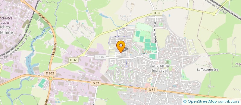 localisation de l'entreprise SCI LES PALMIERS  BONCHAMP-LES-LAVAL