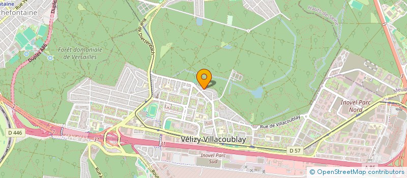 localisation de l'entreprise SCI LES PALMIERS  VELIZY-VILLACOUBLAY