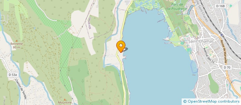 localisation de l'entreprise SCI LES PALMIERS BLEUS  ISTRES