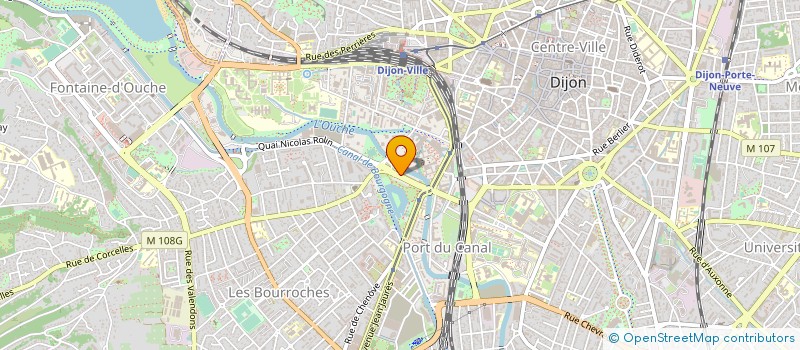 localisation de l'entreprise SCI LES PALOMBES à DIJON