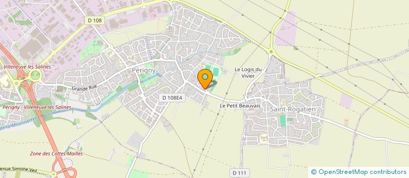 localisation de l'entreprise SCI LES PALOMBES RETAISES  PERIGNY