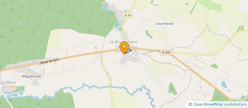 localisation de l'entreprise SCI LES PALOURDES à GOUFFERN EN AUGE