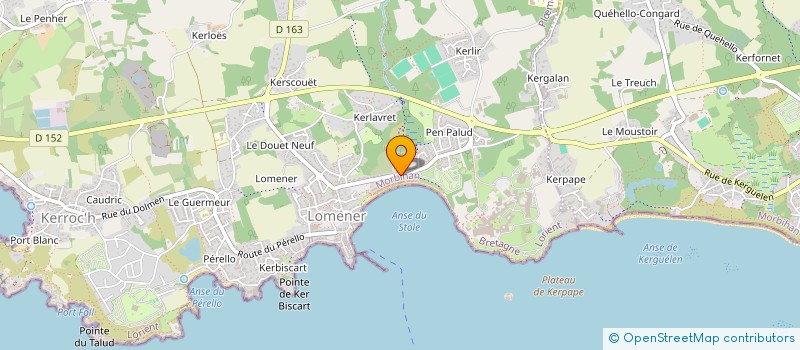localisation de l'entreprise SCI LES PALUDINES à PLOEMEUR