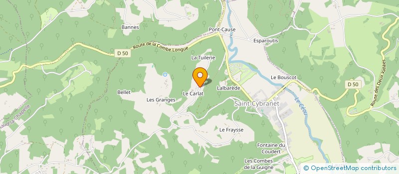 localisation de l'entreprise SCI LES PANDOILS à DOMME