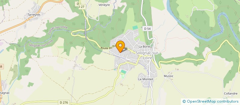 localisation de l'entreprise SCI LES PAPILLONS  SOLIGNAC-SUR-LOIRE