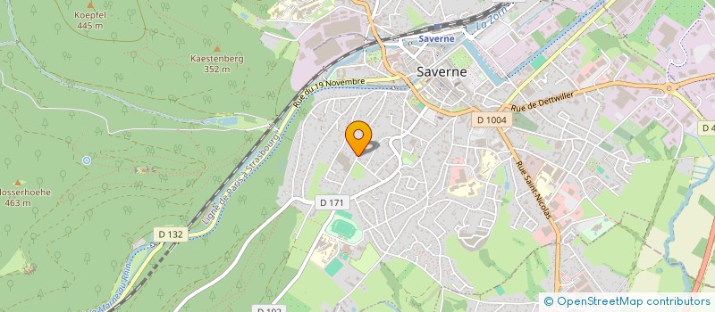 localisation de l'entreprise SCI LES PAPILLONS  SAVERNE