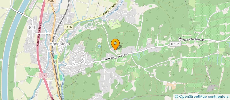 localisation de l'entreprise SCI LES PAPILLONS  MONDRAGON