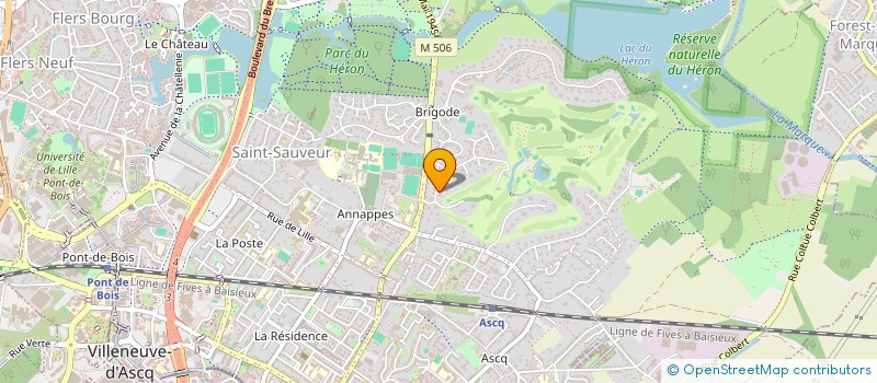 localisation de l'entreprise SCI LES PAPILLONS BLEUS à VILLENEUVE-D'ASCQ