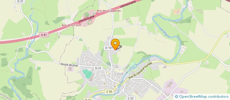 localisation de l'entreprise SCI LES PAPILLONS DU MARAIS  LOUE