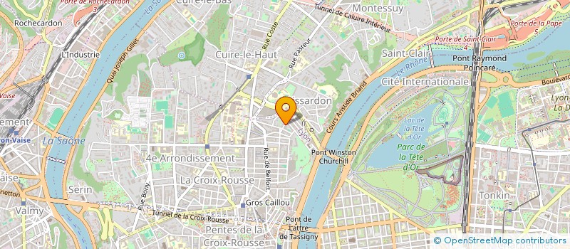 localisation de l'entreprise SCI LES PAPOUNAY KOUZUDOR  LYON